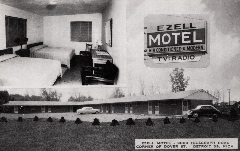 Ezell Motel - Vintage Postcard (newer photo)